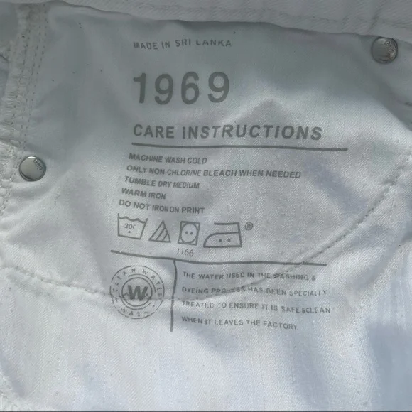 GAP Boyfriend White Denim Jean Shorts 29/8 - Picture 10 of 13